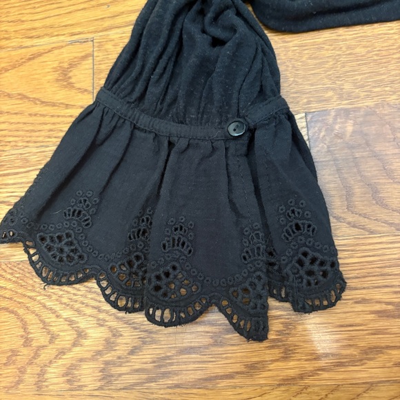 Free People Black Eyelet Blouse - Picture 4 of 9